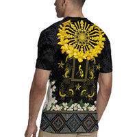 Flores de Mayo and Filipino Fiesta Rugby Jersey The Sun-Jasmine and Polynesian Yakan Tattoo Barong Style LT03 - Polynesian Pride