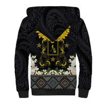 Flores de Mayo and Filipino Fiesta Sherpa Hoodie The Sun-Jasmine and Polynesian Yakan Tattoo Barong Style LT03 - Polynesian Pride