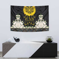 Flores de Mayo and Filipino Fiesta Tapestry The Sun-Jasmine and Polynesian Yakan Tattoo Barong Style LT03 - Polynesian Pride