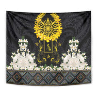 Flores de Mayo and Filipino Fiesta Tapestry The Sun-Jasmine and Polynesian Yakan Tattoo Barong Style LT03 - Polynesian Pride