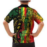 Aotearoa Reggae Family Matching Mermaid Dress and Hawaiian Shirt Maori Reggae-One Love LT03 - Polynesian Pride