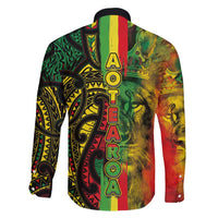 Aotearoa Reggae Family Matching Puletasi and Hawaiian Shirt Maori Reggae-One Love