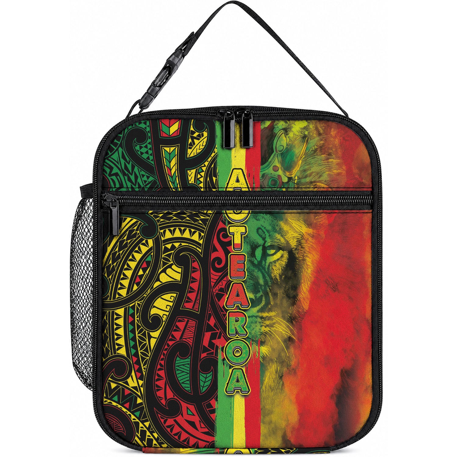 Aotearoa Reggae Lunch Bag LT03 10.2 × 8.3 × 4.3 inch Reggae - Polynesian Pride