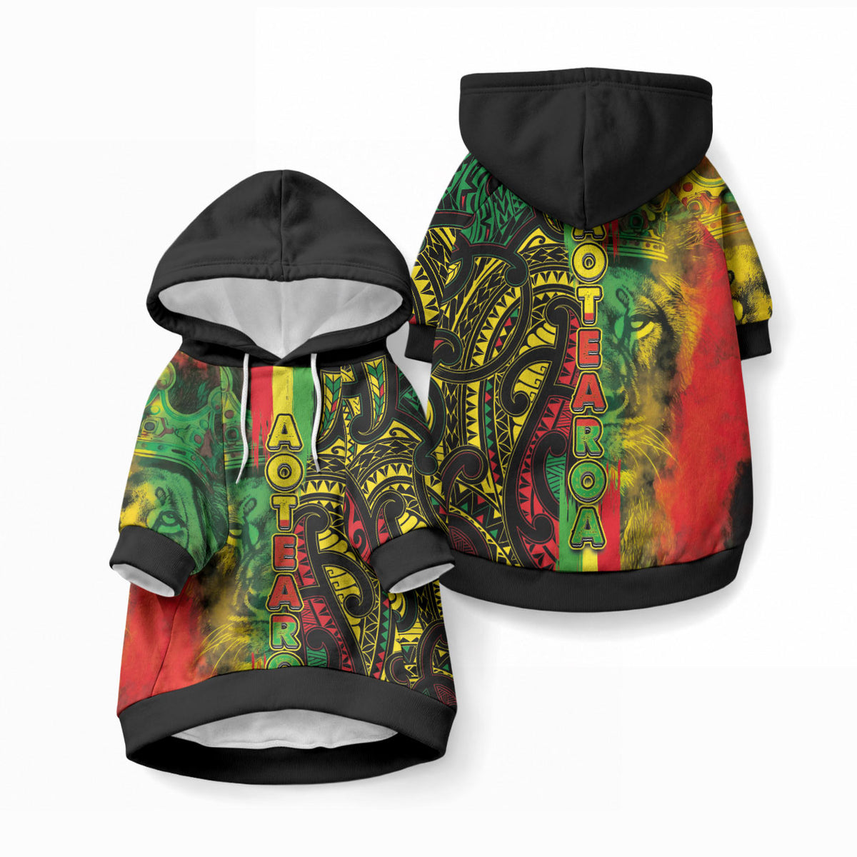 Aotearoa Reggae Pet Hoodie LT03 Pullover Reggae - Polynesian Pride