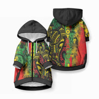 Aotearoa Reggae Pet Hoodie LT03 Zip-up Reggae - Polynesian Pride