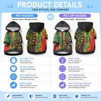 Aotearoa Reggae Pet Hoodie LT03 - Polynesian Pride