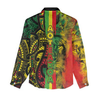 Aotearoa Reggae Women Casual Shirt Maori Reggae-One Love LT03 - Polynesian Pride
