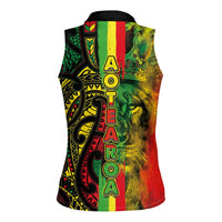 Aotearoa Reggae Women Sleeveless Polo Shirt Maori Reggae-One Love