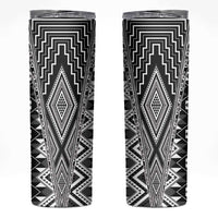 Aotearoa Tukutuku and Poutama Motif Classic Skinny Tumbler