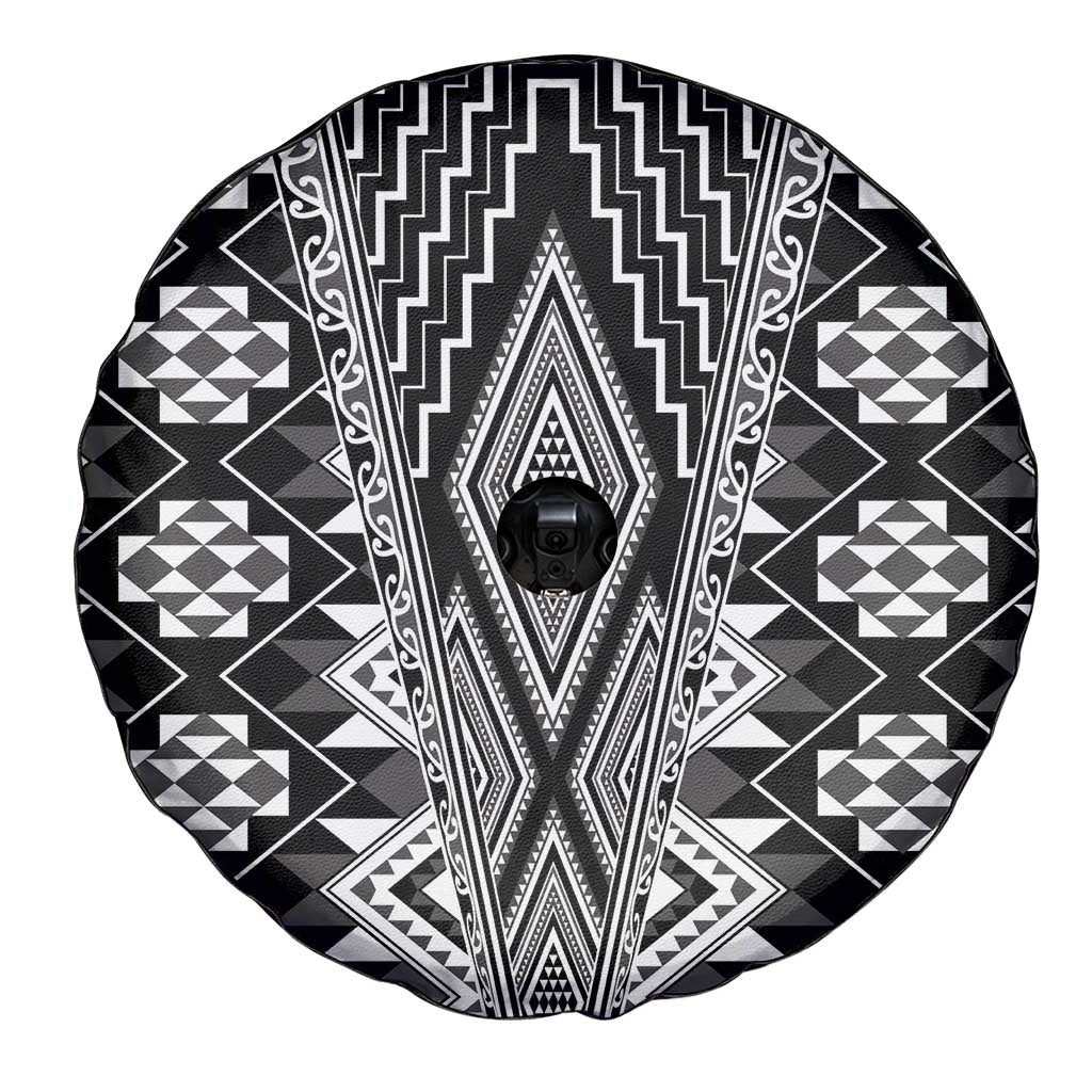 Aotearoa Tukutuku and Poutama Motif Classic Spare Tire Cover LT03 - Polynesian Pride