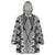 Aotearoa Tukutuku and Poutama Motif Classic Wearable Blanket Hoodie
