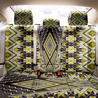 Yellow Aotearoa Tukutuku and Poutama Motif Back Car Seat Cover LT03 - Polynesian Pride