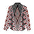 Red Aotearoa Tukutuku and Poutama Motif Women Casual Shirt
