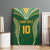 Custom Cook Islands Rugby League Canvas Wall Art Tatau Tribal Pattern-Special Edition Green Color