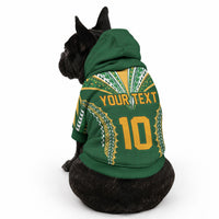 Custom Cook Islands Rugby League Pet Hoodie LT03 - Polynesian Pride