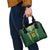 Custom Cook Islands Rugby League Shoulder Handbag Tatau Tribal Pattern-Special Edition Green Color