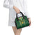 Custom Cook Islands Rugby League Shoulder Handbag Tatau Tribal Pattern-Special Edition Green Color