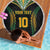 Custom Cook Islands Rugby League Beach Blanket Tatau Tribal Pattern-Special Edition Black Color