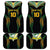 Custom Cook Islands Rugby League Car Mats Tatau Tribal Pattern-Special Edition Black Color