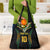 Custom Cook Islands Rugby League Grocery Bag Tatau Tribal Pattern-Special Edition Black Color