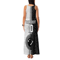 Custom Fiji and New Zealand Rugby Family Matching Tank Maxi Dress and Hawaiian Shirt Tapa Mix Maori Pattern LT03 - Polynesian Pride