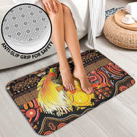 Australia and Papua New Guinea Together Bathroom Set Kangaroo Aboriginal Art and Bird-of-paradise Oro Tribal Motifs LT03 - Polynesian Pride