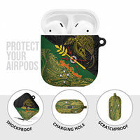 Chimpu Province Papua New Guinea AirPods Case Bird-of-paradise Art Tattoo and Melanesian Motifs LT03 - Polynesian Pride