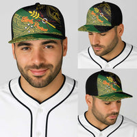 Chimpu Province Papua New Guinea Baseball Net Cap Bird-of-paradise Art Tattoo and Melanesian Motifs LT03 - Polynesian Pride