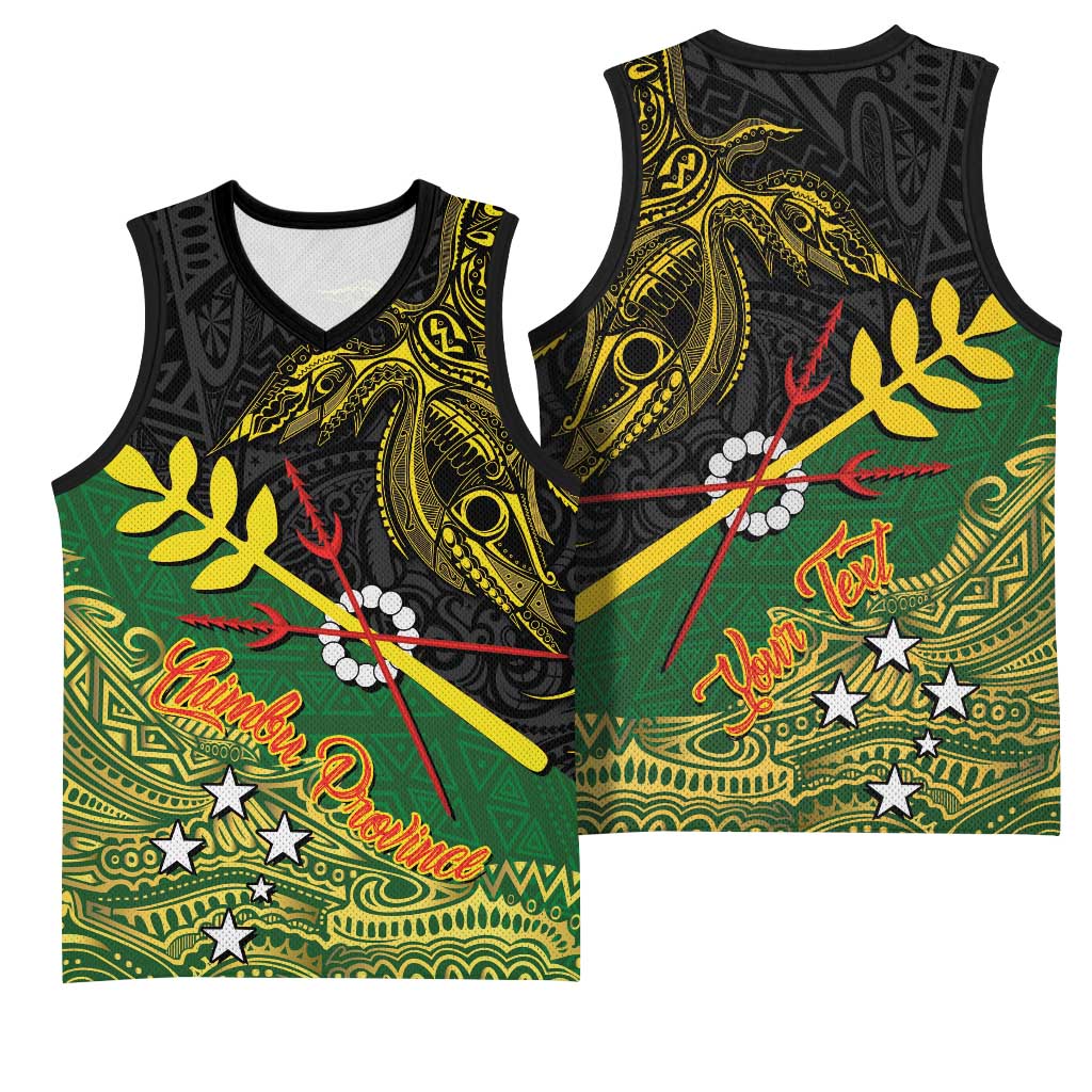 Personalized Chimpu Province Papua New Guinea Basketball Jersey Bird-of-paradise Art Tattoo and Melanesian Motifs LT03 - Polynesian Pride