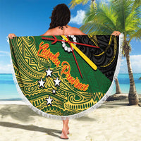 Chimpu Province Papua New Guinea Beach Blanket Bird-of-paradise Art Tattoo and Melanesian Motifs LT03 - Polynesian Pride