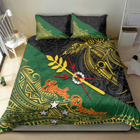 Chimpu Province Papua New Guinea Bedding Set Bird-of-paradise Art Tattoo and Melanesian Motifs LT03 - Polynesian Pride