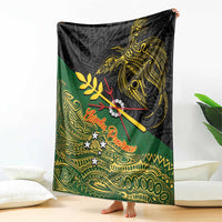 Chimpu Province Papua New Guinea Blanket Bird-of-paradise Art Tattoo and Melanesian Motifs LT03 - Polynesian Pride