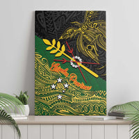 Chimpu Province Papua New Guinea Canvas Wall Art Bird-of-paradise Art Tattoo and Melanesian Motifs LT03 - Polynesian Pride