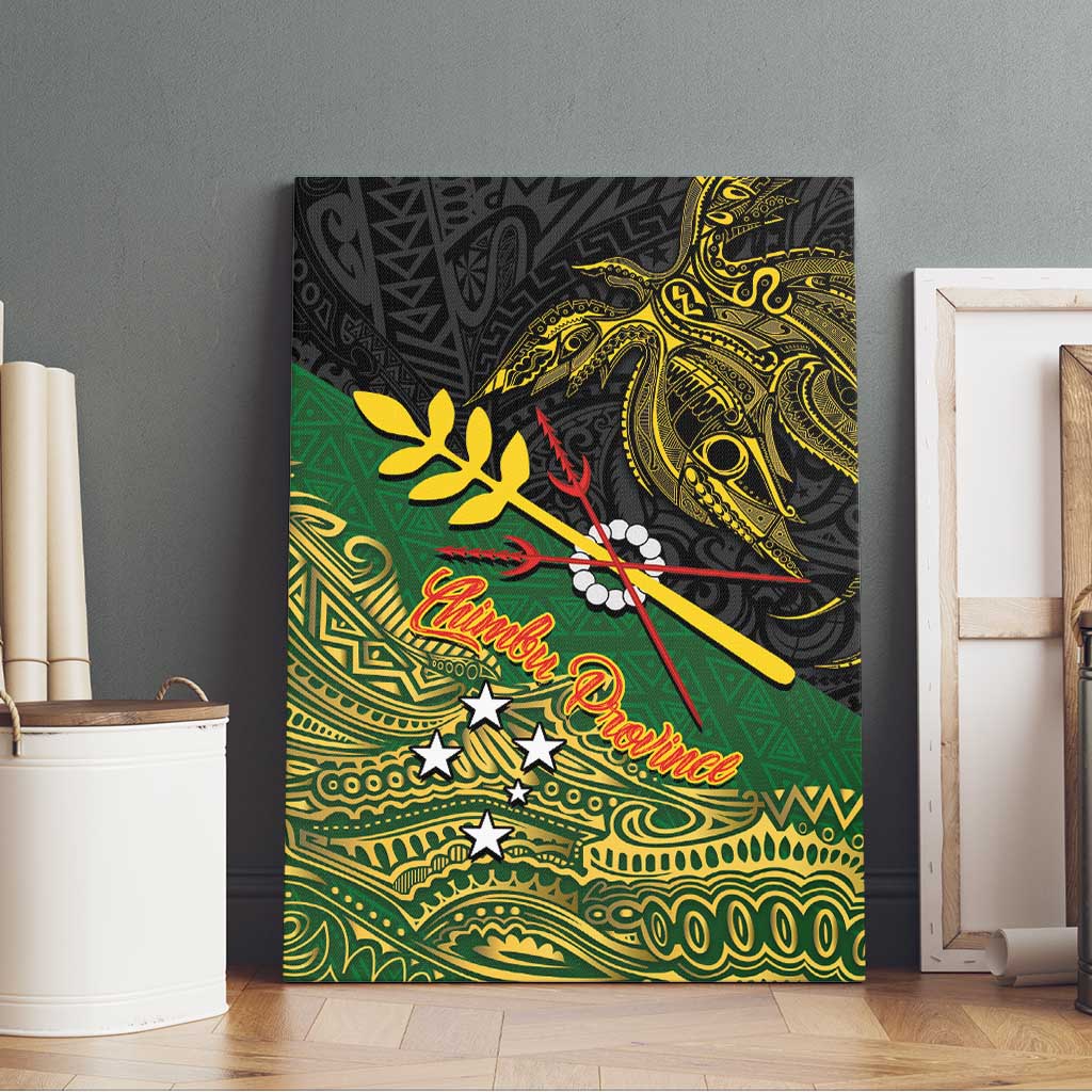 Chimpu Province Papua New Guinea Canvas Wall Art Bird-of-paradise Art Tattoo and Melanesian Motifs LT03 - Polynesian Pride