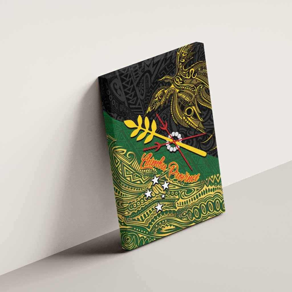 Chimpu Province Papua New Guinea Canvas Wall Art Bird-of-paradise Art Tattoo and Melanesian Motifs LT03 - Polynesian Pride