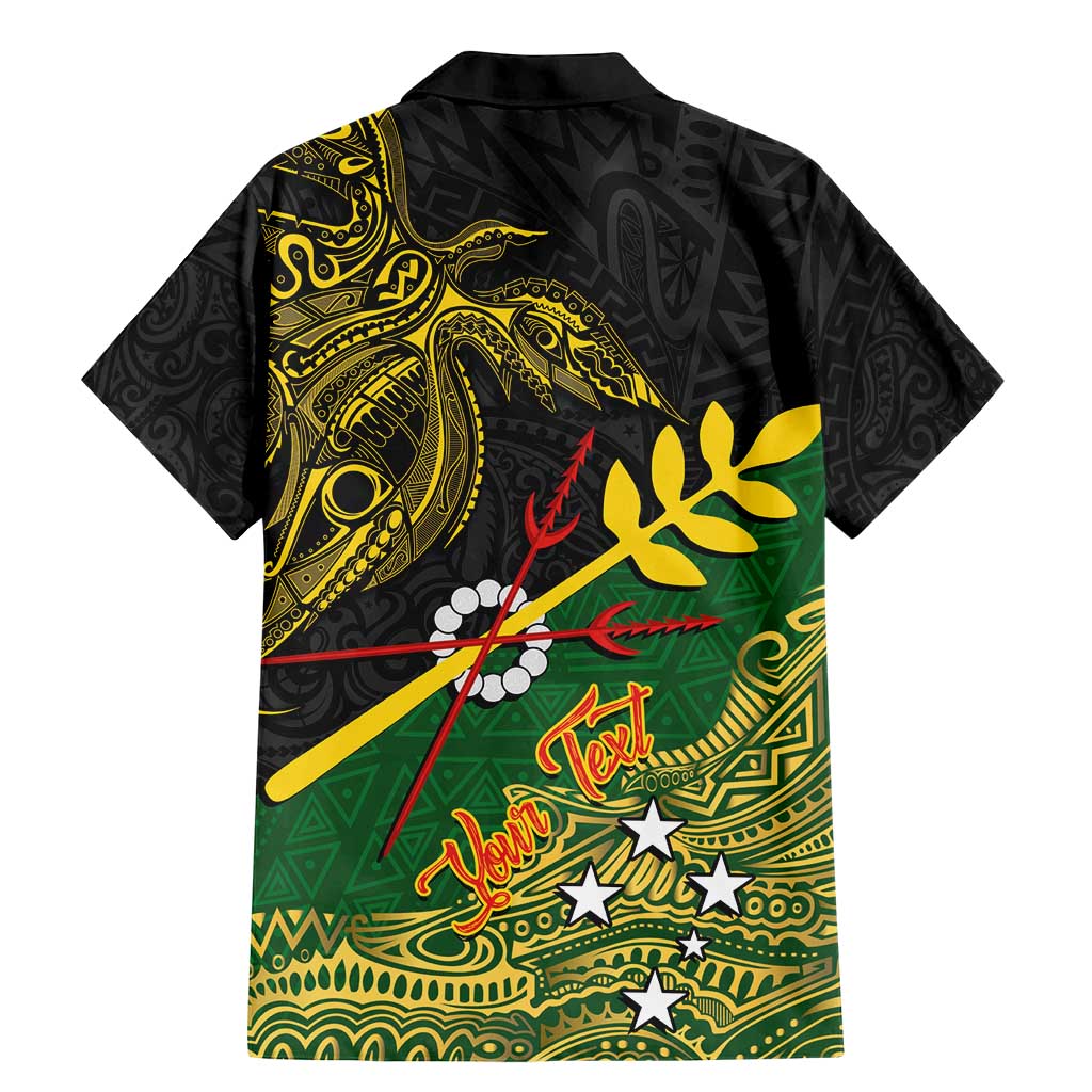 Personalized Chimpu Province Papua New Guinea Family Matching Mermaid Dress and Hawaiian Shirt Bird-of-paradise Art Tattoo and Melanesian Motifs LT03 - Polynesian Pride