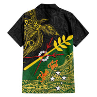 Personalized Chimpu Province Papua New Guinea Family Matching Tank Maxi Dress and Hawaiian Shirt Bird-of-paradise Art Tattoo and Melanesian Motifs LT03 - Polynesian Pride