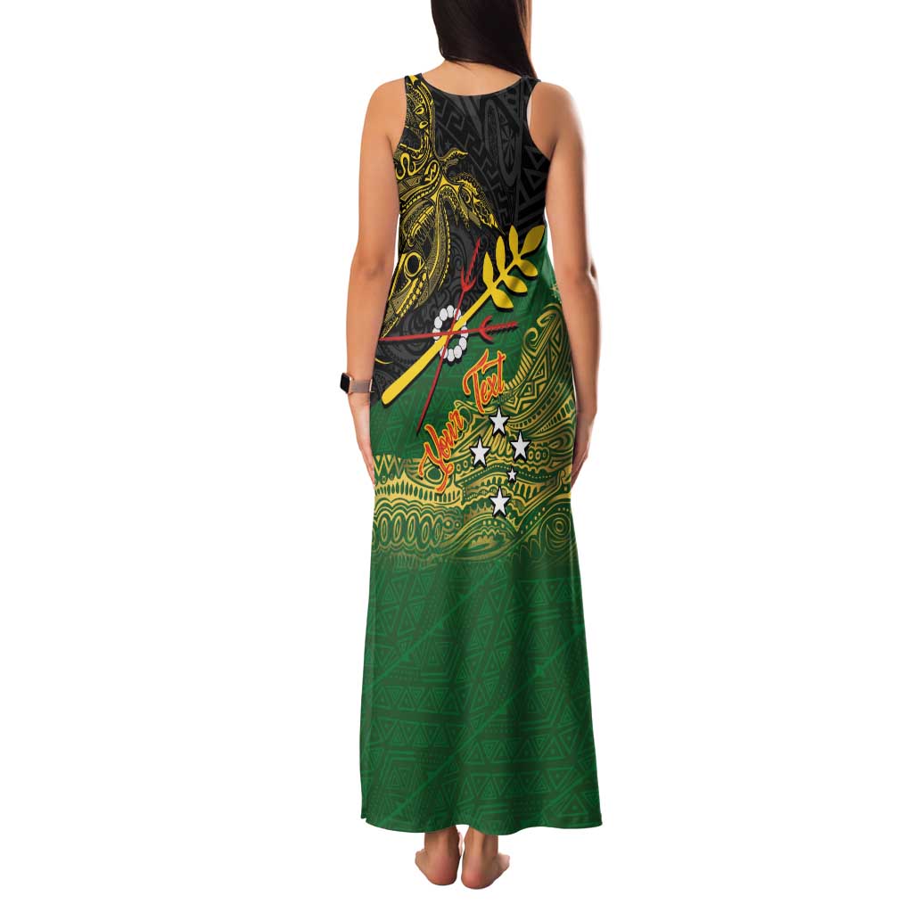 Personalized Chimpu Province Papua New Guinea Family Matching Tank Maxi Dress and Hawaiian Shirt Bird-of-paradise Art Tattoo and Melanesian Motifs LT03 - Polynesian Pride