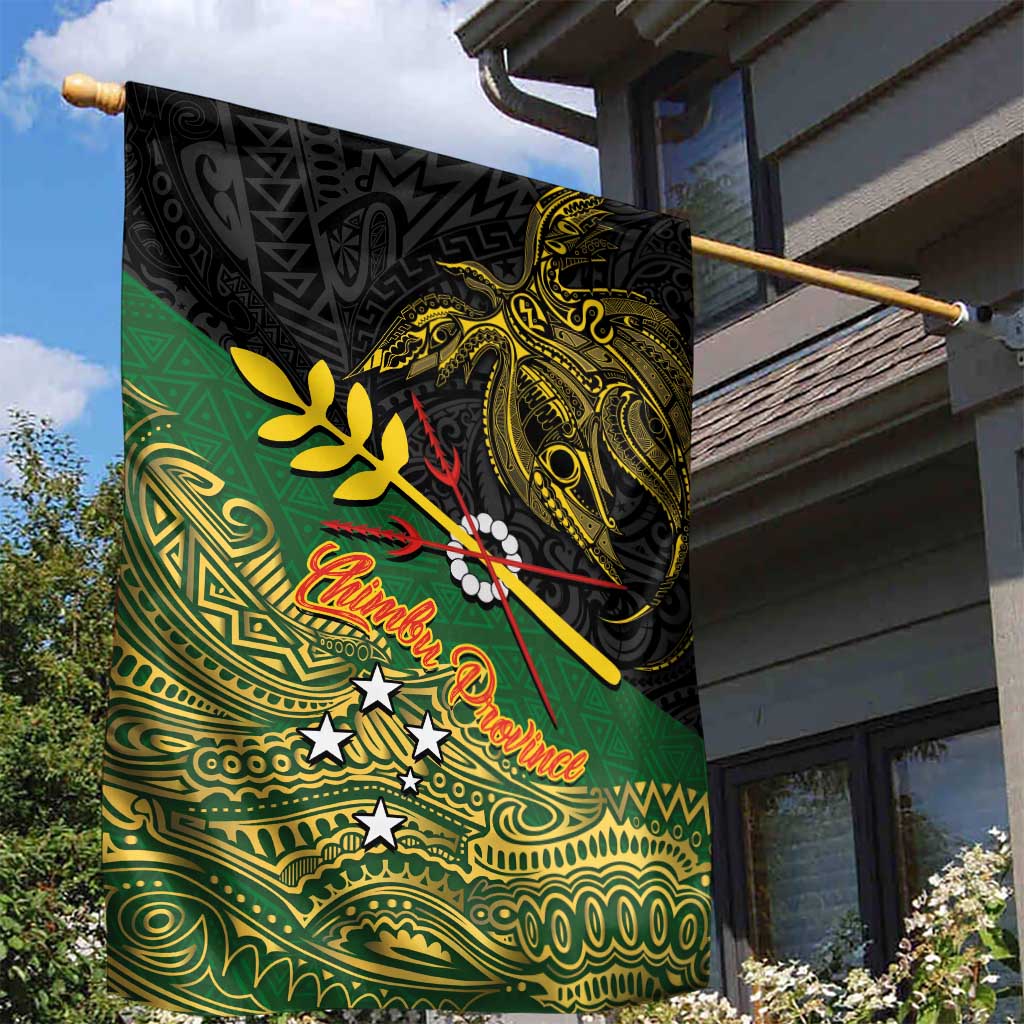 Chimpu Province Papua New Guinea Garden Flag Bird-of-paradise Art Tattoo and Melanesian Motifs LT03 - Polynesian Pride