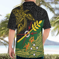 Personalized Chimpu Province Papua New Guinea Hawaiian Shirt Bird-of-paradise Art Tattoo and Melanesian Motifs LT03 - Polynesian Pride