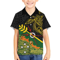 Personalized Chimpu Province Papua New Guinea Hawaiian Shirt Bird-of-paradise Art Tattoo and Melanesian Motifs LT03 - Polynesian Pride
