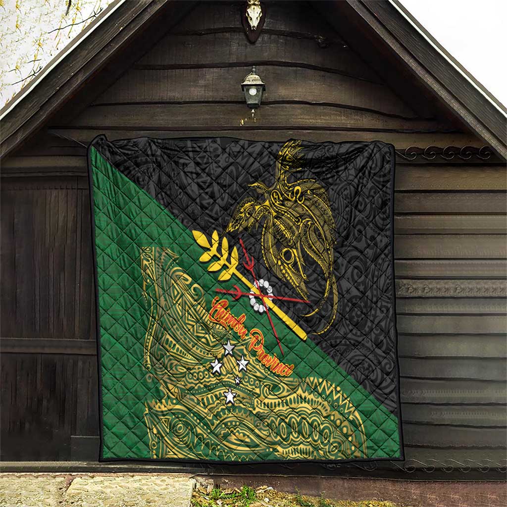 Chimpu Province Papua New Guinea Quilt Bird-of-paradise Art Tattoo and Melanesian Motifs LT03 - Polynesian Pride