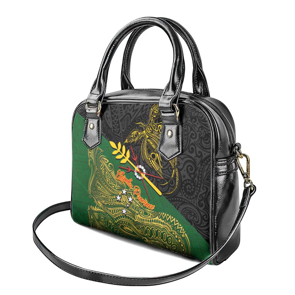 Chimpu Province Papua New Guinea Shoulder Handbag Bird-of-paradise Art Tattoo and Melanesian Motifs - Polynesian Pride