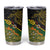 Chimpu Province Papua New Guinea Tumbler Cup Bird-of-paradise Art Tattoo and Melanesian Motifs - Polynesian Pride