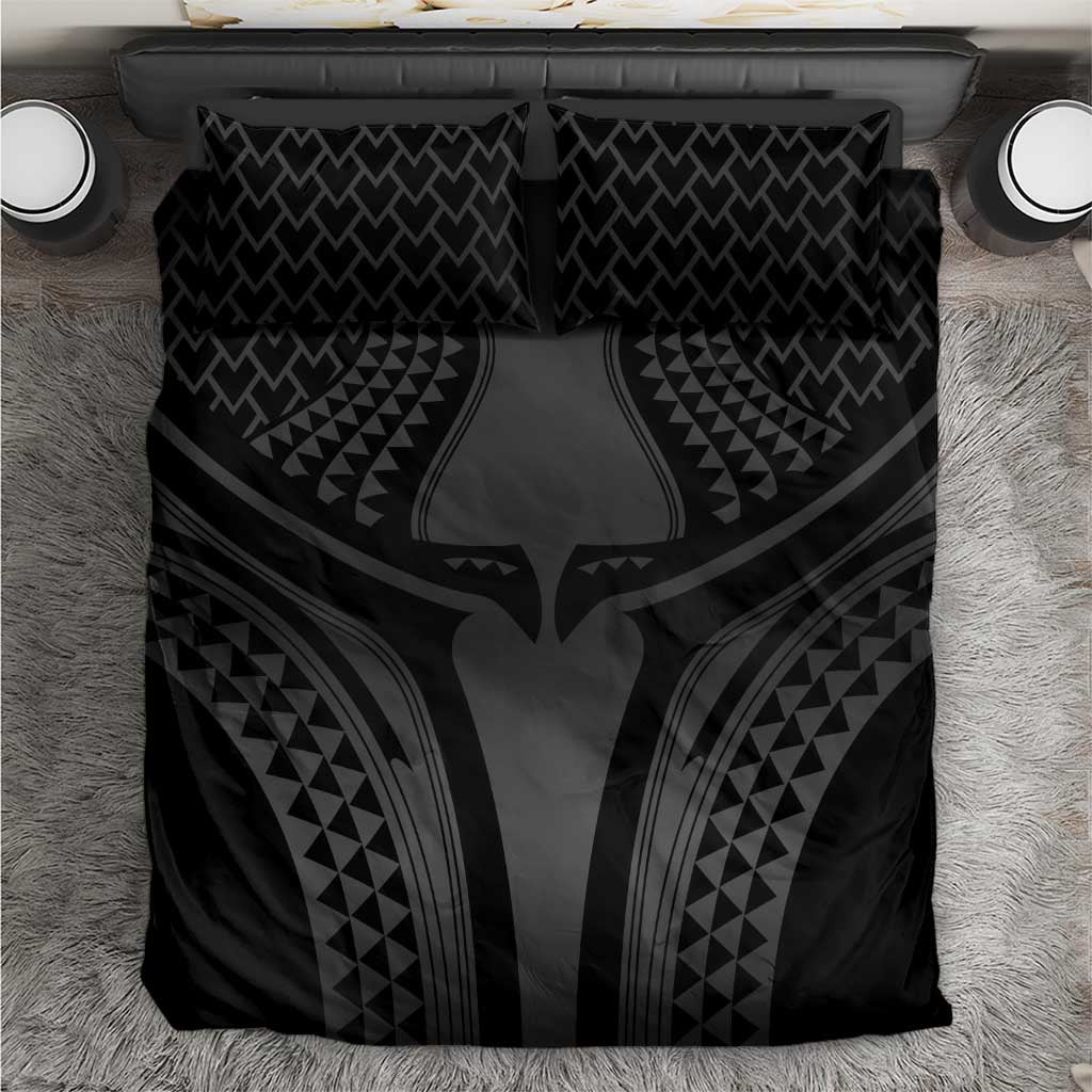 Hawaiian Kakau Art Tattoos Aquaman Style Bedding Set Special Edition LT03 Black - Polynesian Pride