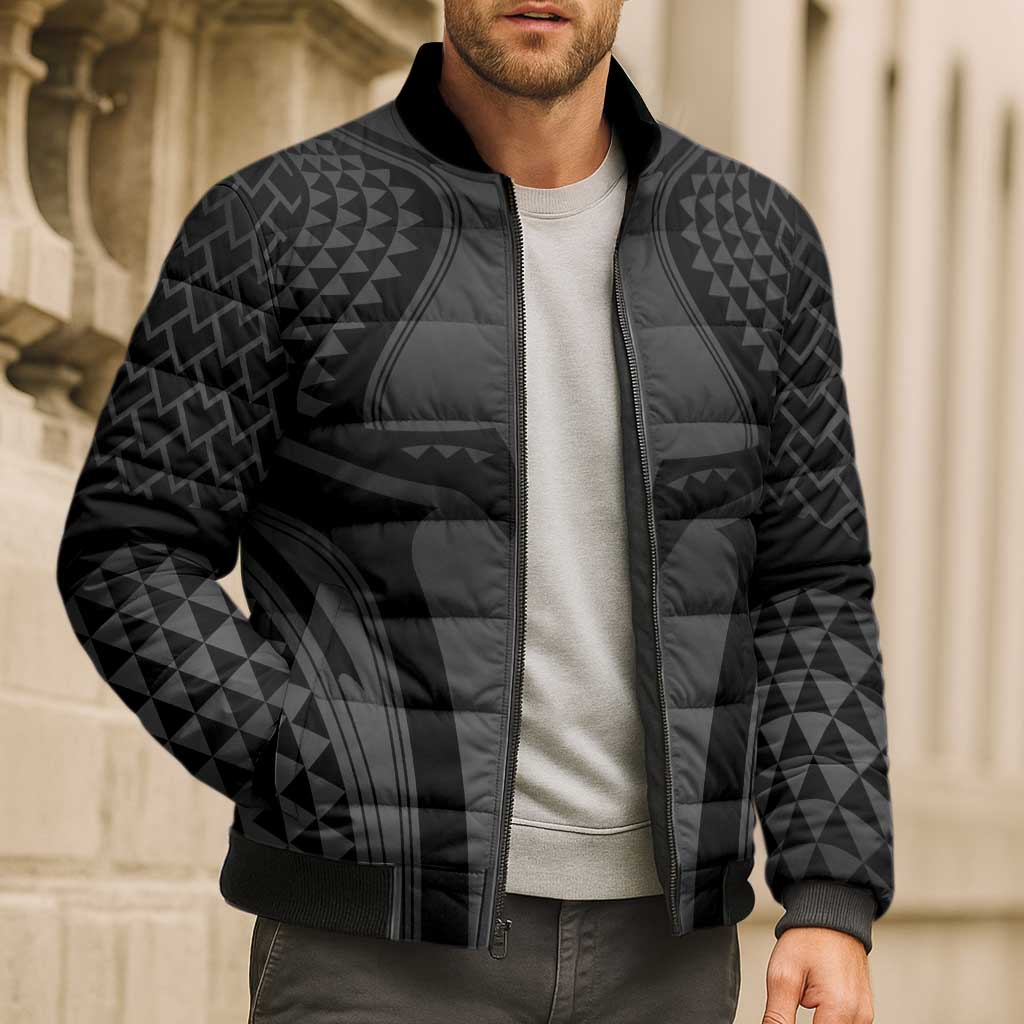 Hawaiian Kakau Art Tattoos Aquaman Style Bomber Puffer Jacket Special Edition - Polynesian Pride