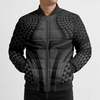Hawaiian Kakau Art Tattoos Aquaman Style Bomber Puffer Jacket Special Edition - Polynesian Pride