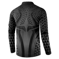 Hawaiian Kakau Art Tattoos Aquaman Style Button Sweatshirt Special Edition - Polynesian Pride