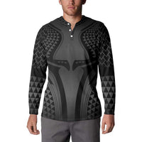 Hawaiian Kakau Art Tattoos Aquaman Style Button Sweatshirt Special Edition - Polynesian Pride