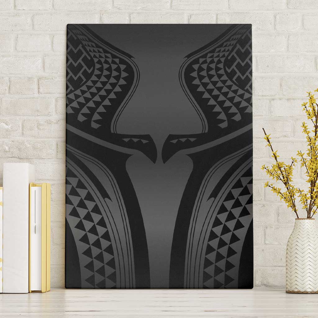 Hawaiian Kakau Art Tattoos Aquaman Style Canvas Wall Art Special Edition LT03 Without Frame Black - Polynesian Pride